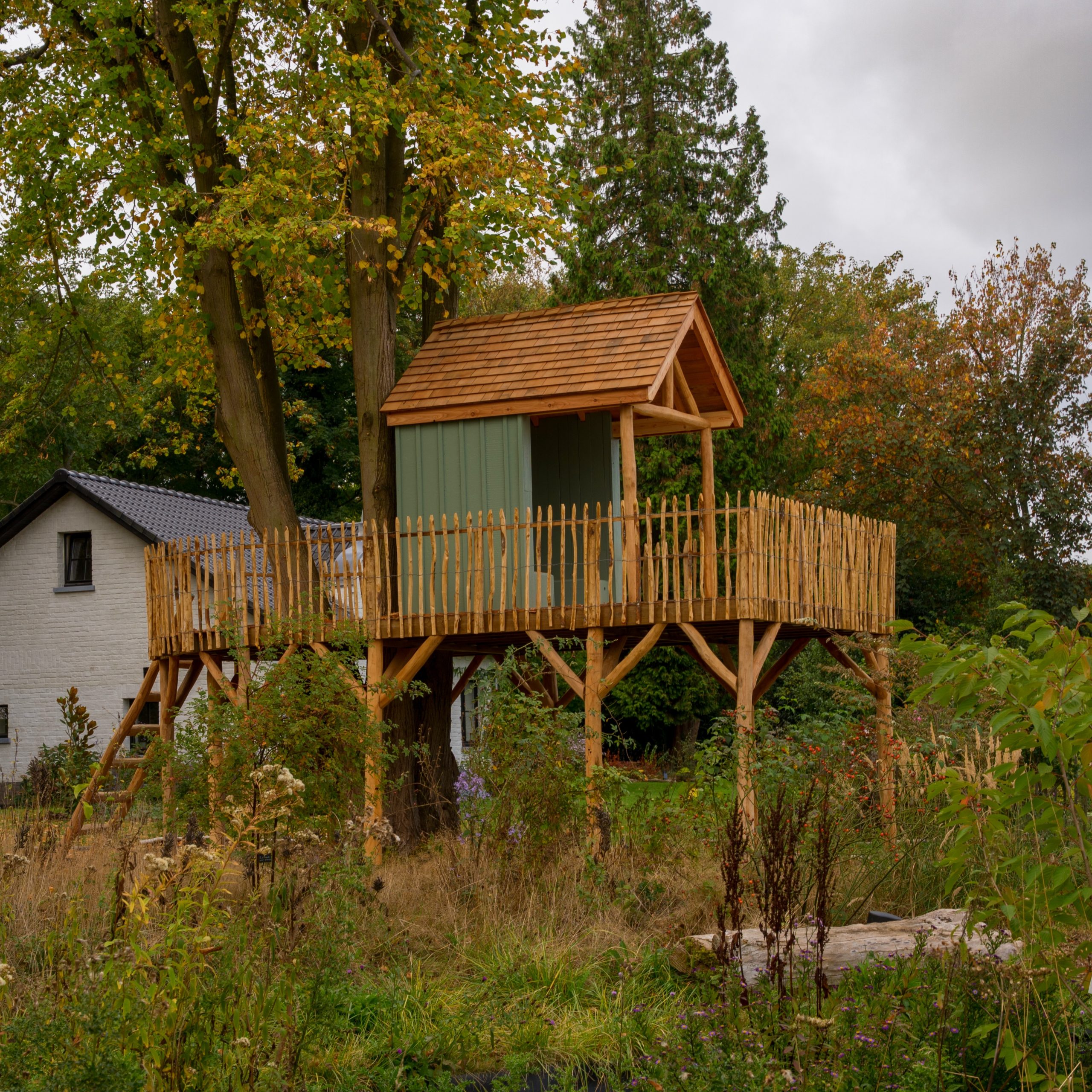 Cabane sur mesure en bois potager Cabane sur mesure en bois potager