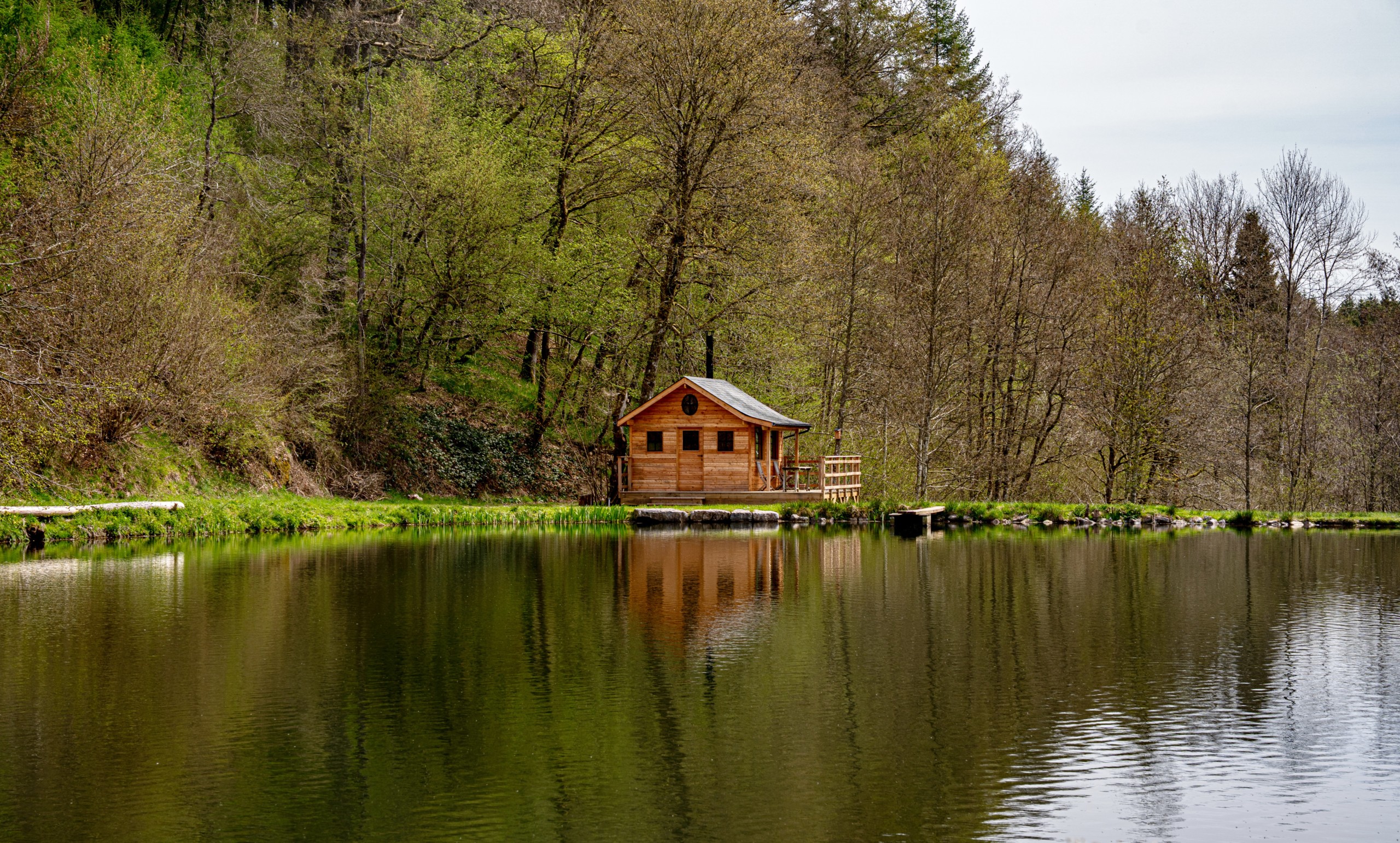 Cabane de pêcheur extérieur