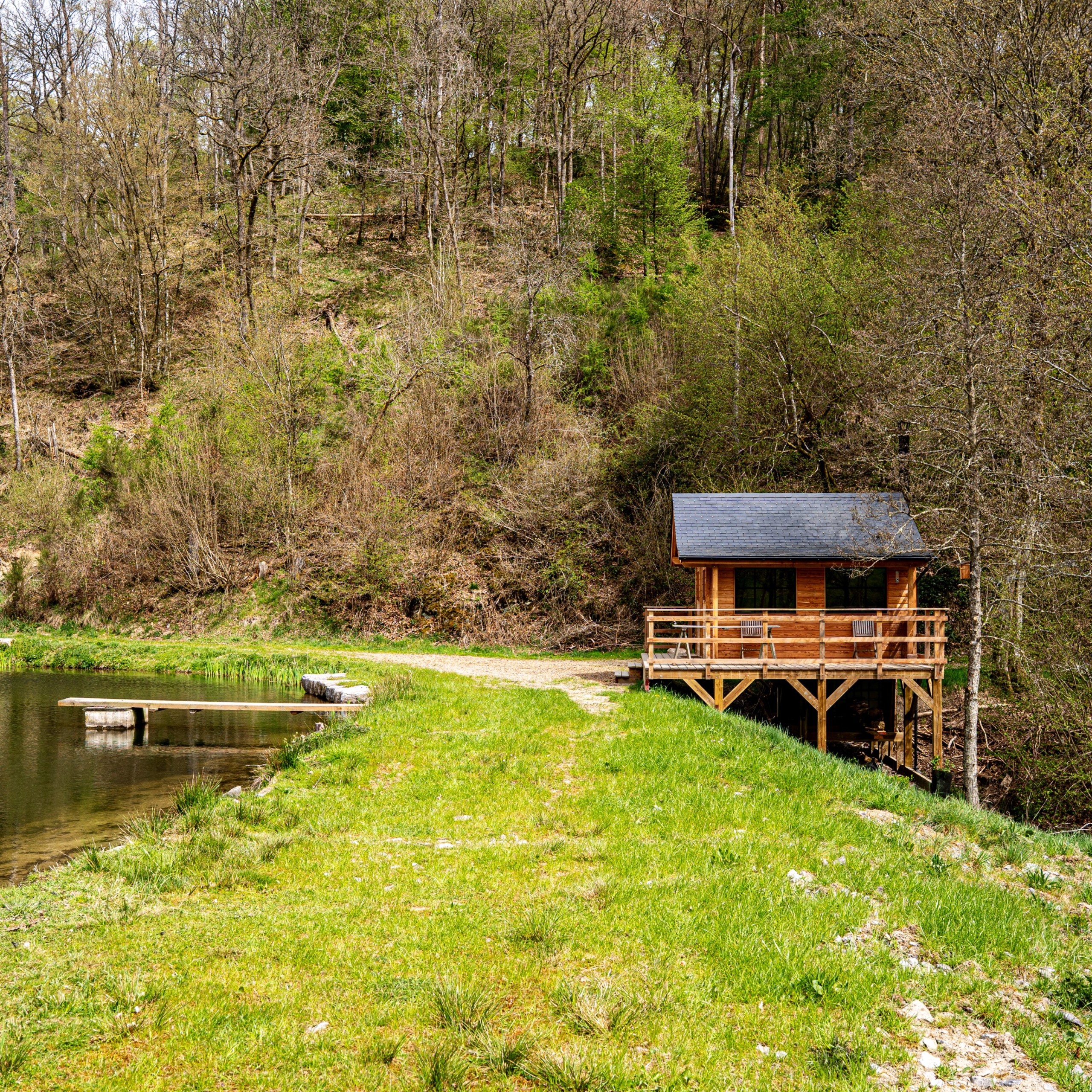 Cabane de pêcheur côté