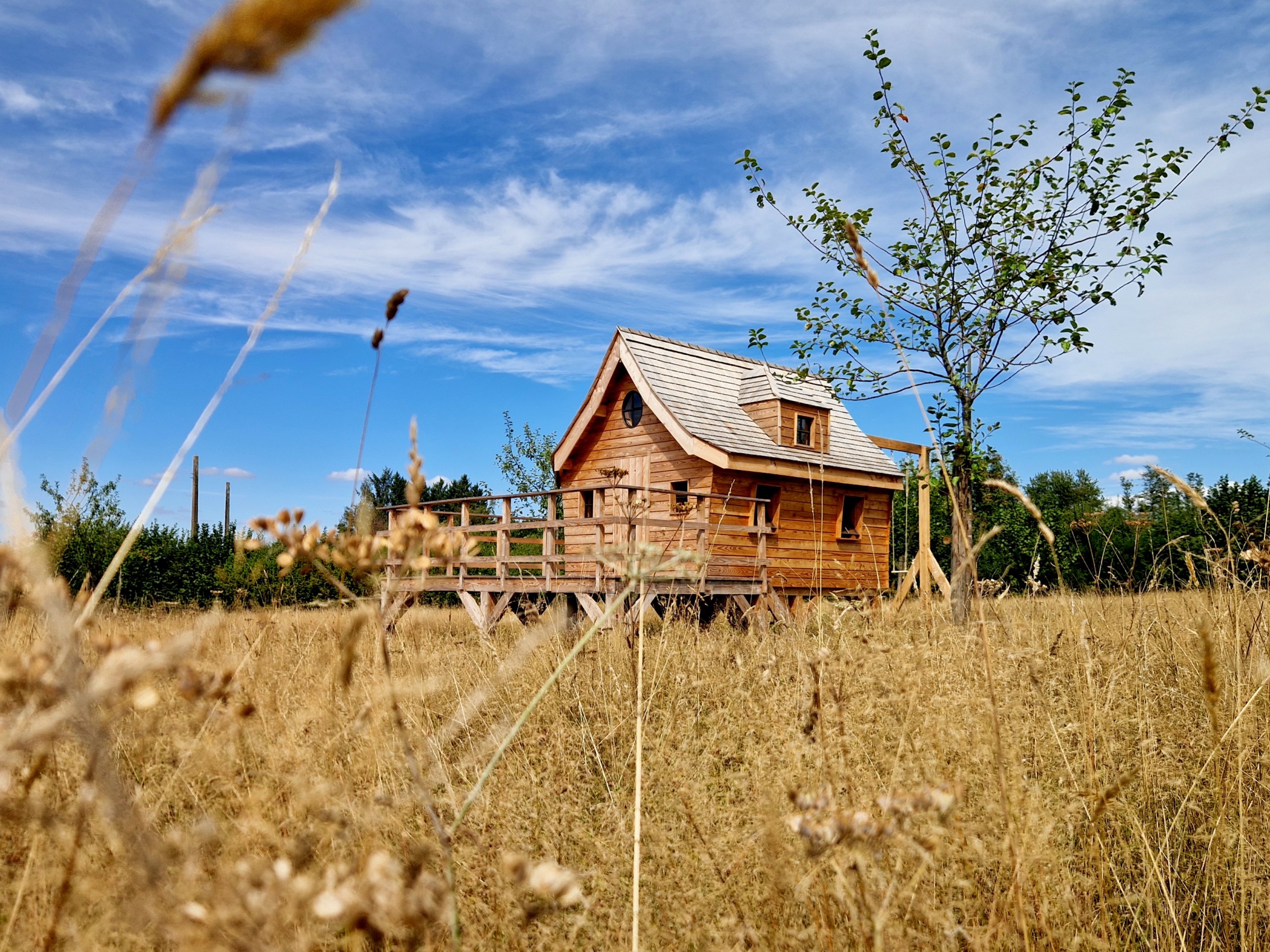 Cabane enchantée sur mesure verger