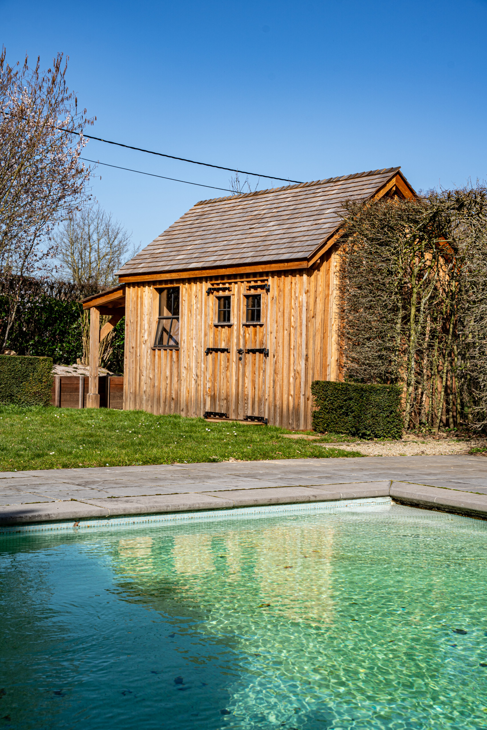 Abri de jardin en bois sur mesure
