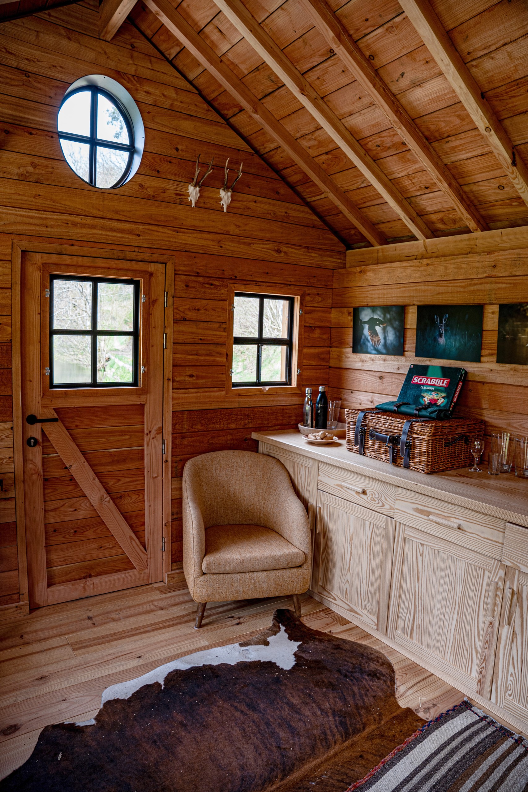 tiny house en bois intérieur