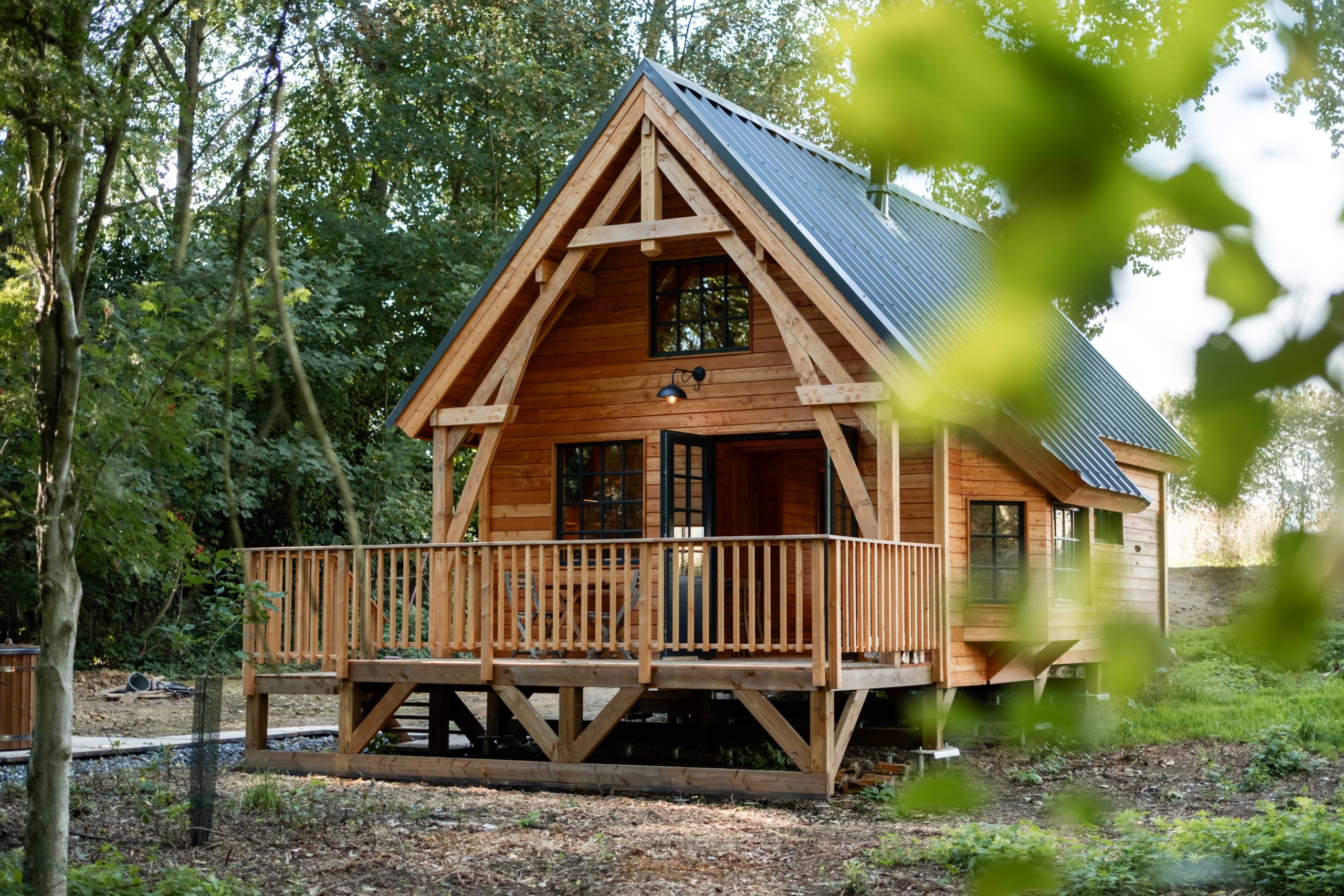 Cabane Sart Ernage terrasse