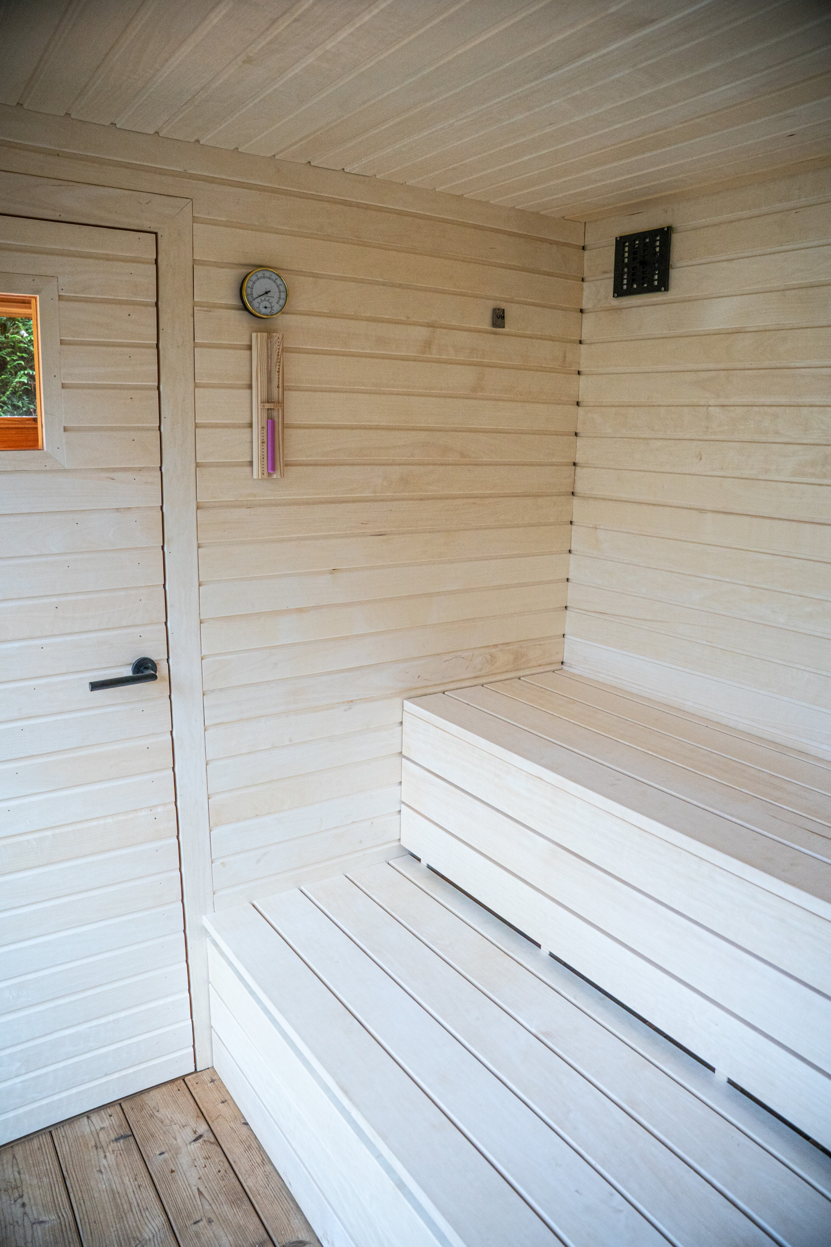 Sauna sur mesure bois intérieur