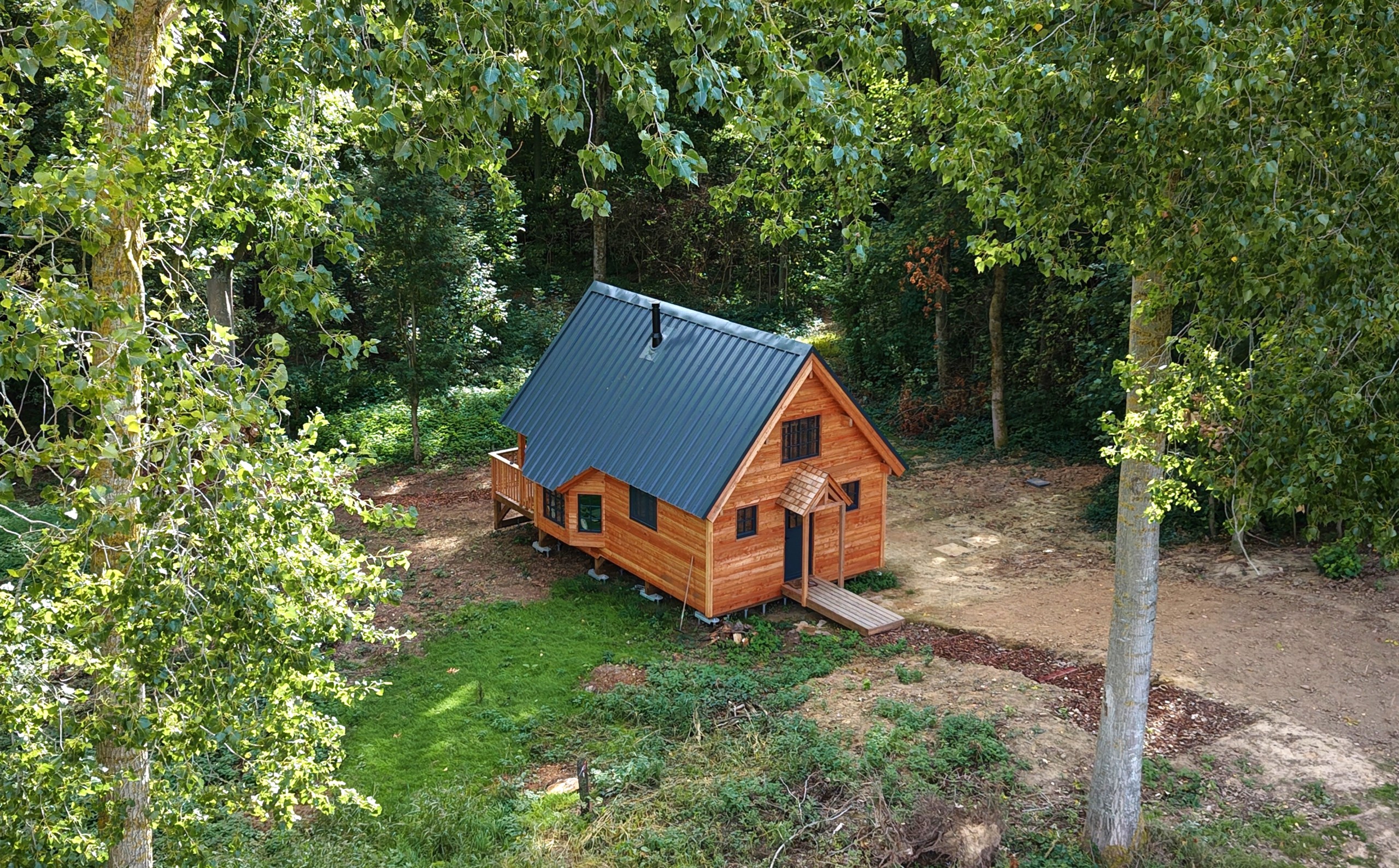 Cabane Sart Ernage vue extérieur Cabane Sart Ernage vue extérieur